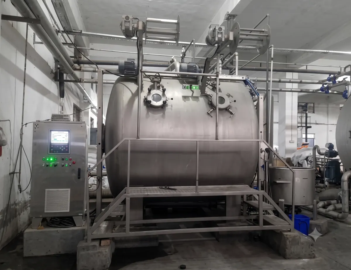 Jet dyeing machine at the Vareli unit